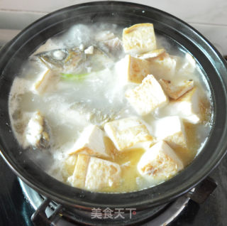 鲈鱼豆腐煲的做法步骤：6