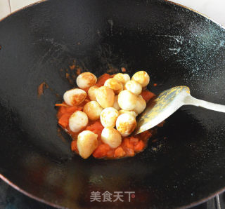 番茄鹌鹑蛋的做法步骤：8
