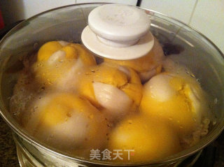 南瓜双色馒头的做法步骤：9