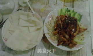 京酱鱿鱼丝夹饼的做法步骤：6
