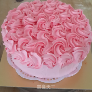 玫瑰花蛋糕的做法步骤：5