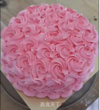 玫瑰花蛋糕的做法步骤：6
