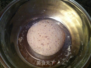 红豆馒头的做法步骤：3
