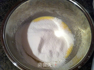 绿豆酸奶戚风蛋糕的做法步骤：5