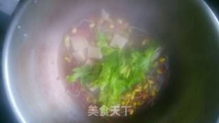 酸辣鸡胗冻豆腐汤的做法步骤：4