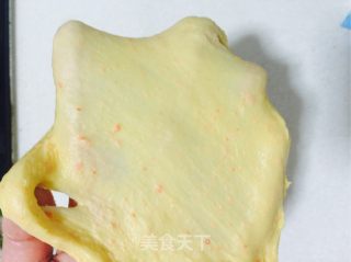超软胡萝卜餐包的做法步骤：4