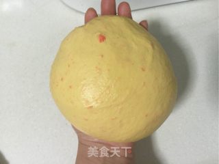 超软胡萝卜餐包的做法步骤：5