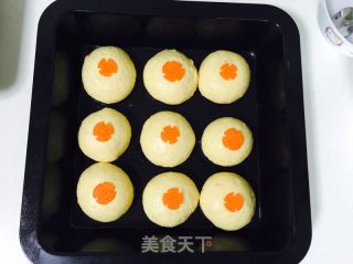 超软胡萝卜餐包的做法步骤：9
