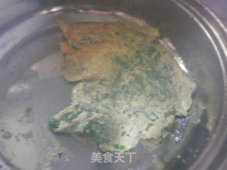 芹菜叶鸡蛋饼的做法步骤：6