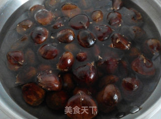 玫瑰栗子糕的做法步骤：2