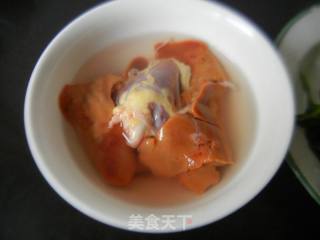 菠菜炒鸡肝的做法步骤：2