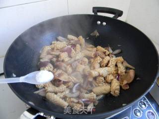 鲜炒鱿鱼卷的做法步骤：5