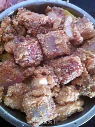 粉蒸排骨的做法步骤：8