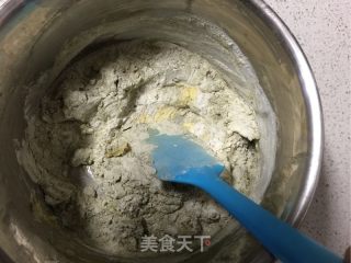 椰蓉抹茶手工饼干的做法步骤：6