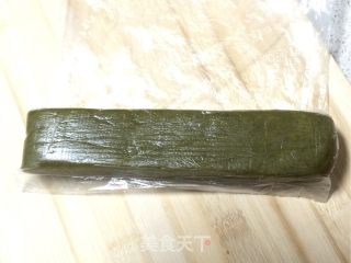 椰蓉抹茶手工饼干的做法步骤：9