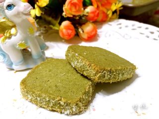 椰蓉抹茶手工饼干的做法步骤：17
