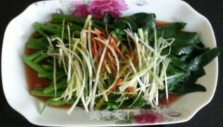 年夜饭上的小清新——豉油芥蓝的做法步骤：4