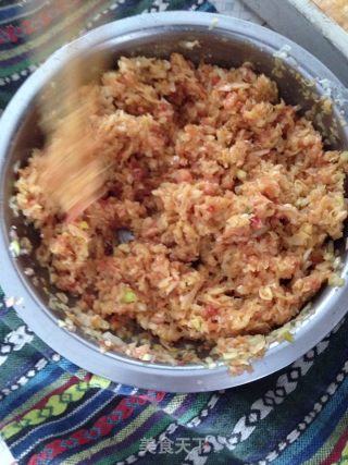 初级简单猪肉萝卜饺子的做法步骤：3