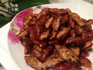 干煸蚕蛹的做法步骤：5