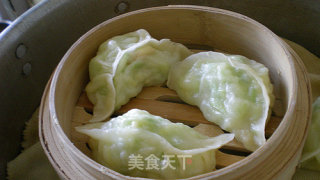 黄瓜素馅蒸饺的做法步骤：7