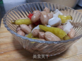 爽口小菜——泡椒花生的做法步骤：5