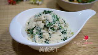 豆腐渣炒芹菜叶的做法步骤：8