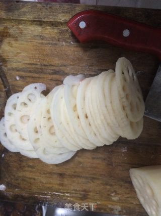 酥炸藕夹的做法步骤：5
