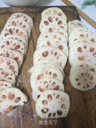 酥炸藕夹的做法步骤：9