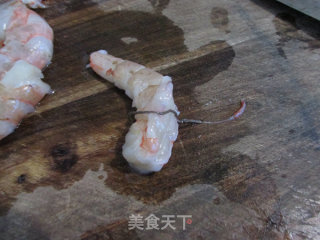 虾仁菠菜塔的做法步骤：3