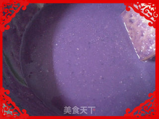 紫气东来——紫薯发糕的做法步骤：10