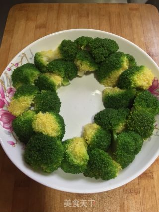 蚝油香菇西兰花的做法步骤：7