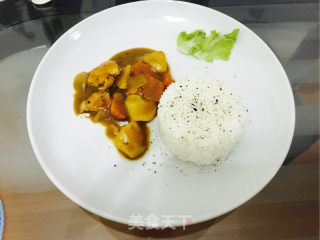 秘制咖喱鸡饭的做法步骤：8