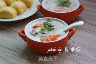 花生咸猪骨粥的做法步骤：5