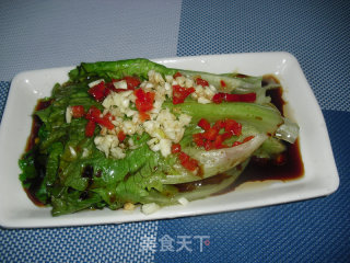 蒜香生菜的做法步骤：7
