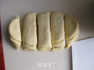 千层蔓越莓土司的做法步骤：15