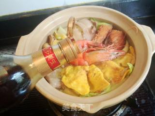白菜一品锅的做法步骤：9
