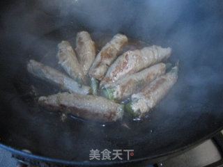 牛肉秋葵卷的做法步骤：8