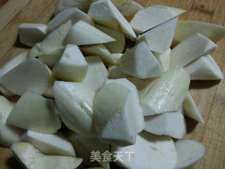 焖烧茭白的做法步骤：2