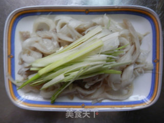 开胃小菜之青蒜拌平菇的做法步骤：4