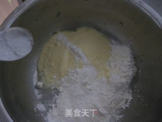 玉米葱花饼的做法步骤：2