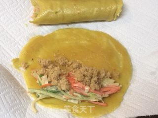 李家早餐鸡蛋卷的做法步骤：5