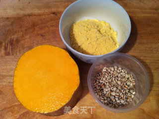 薏米南瓜玉米粥的做法步骤：1