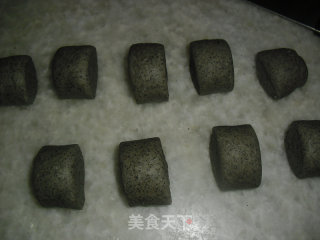 黑芝麻馒头的做法步骤：7