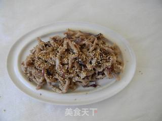 小炒里脊肉丝的做法步骤：6