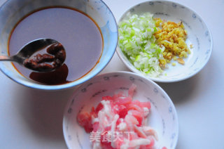 五花肉拌彩丝的做法步骤：8