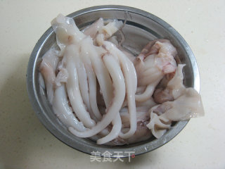 空气炸锅烤鱿鱼须的做法步骤：1