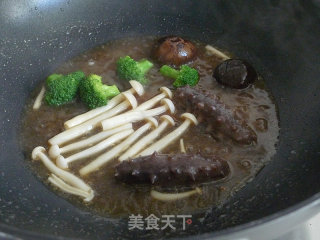鲍汁海参捞饭的做法步骤：9