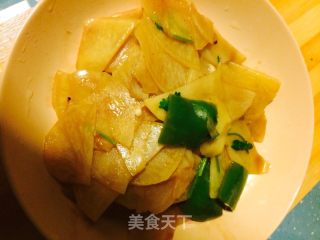 醋溜土豆片的做法步骤：5