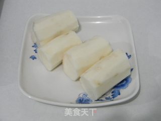 黄金山药条的做法步骤：1
