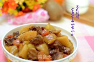 土豆炖牛腩的做法步骤：9